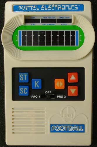 coleco football game handheld
